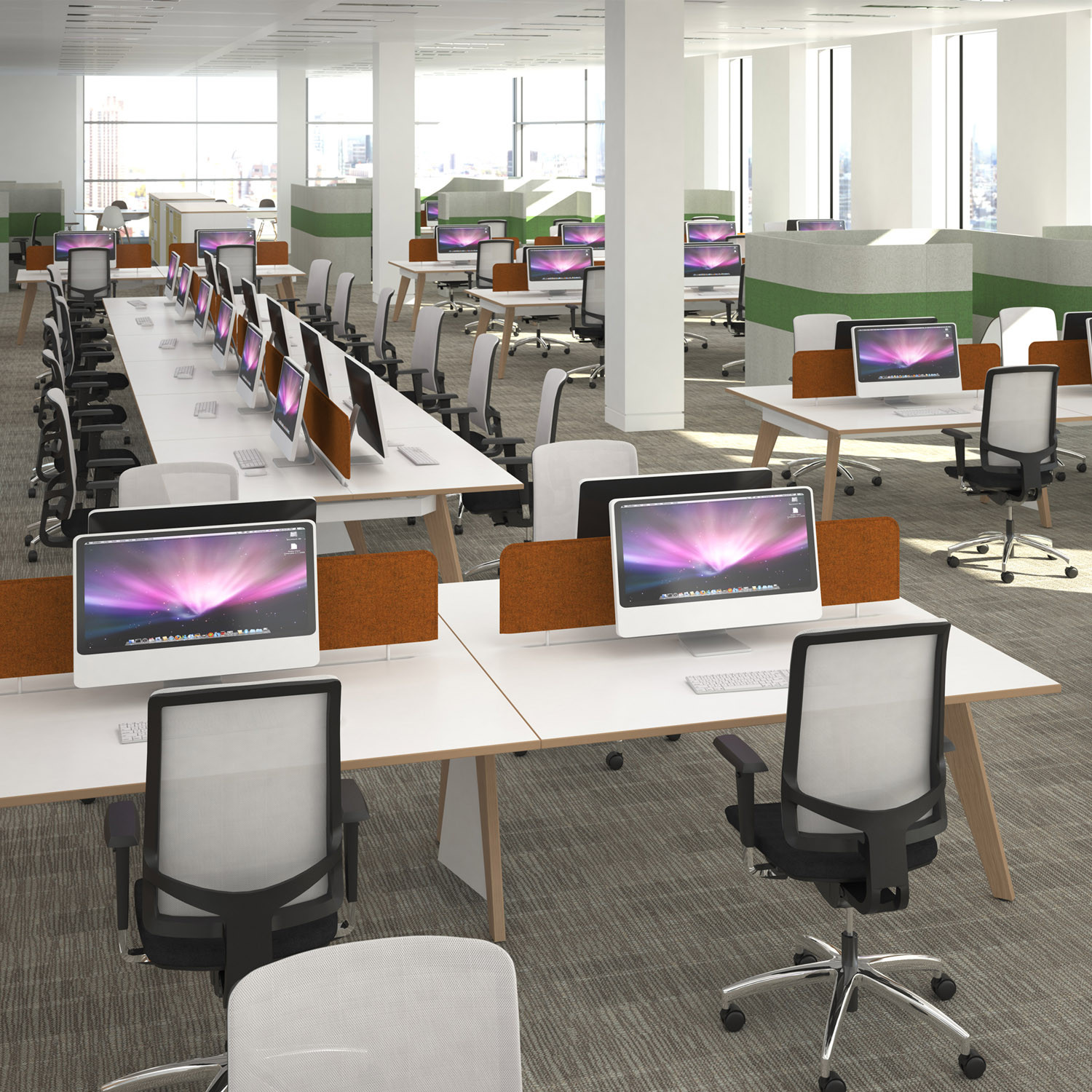 EC4 Office Bench Desks - Image 5