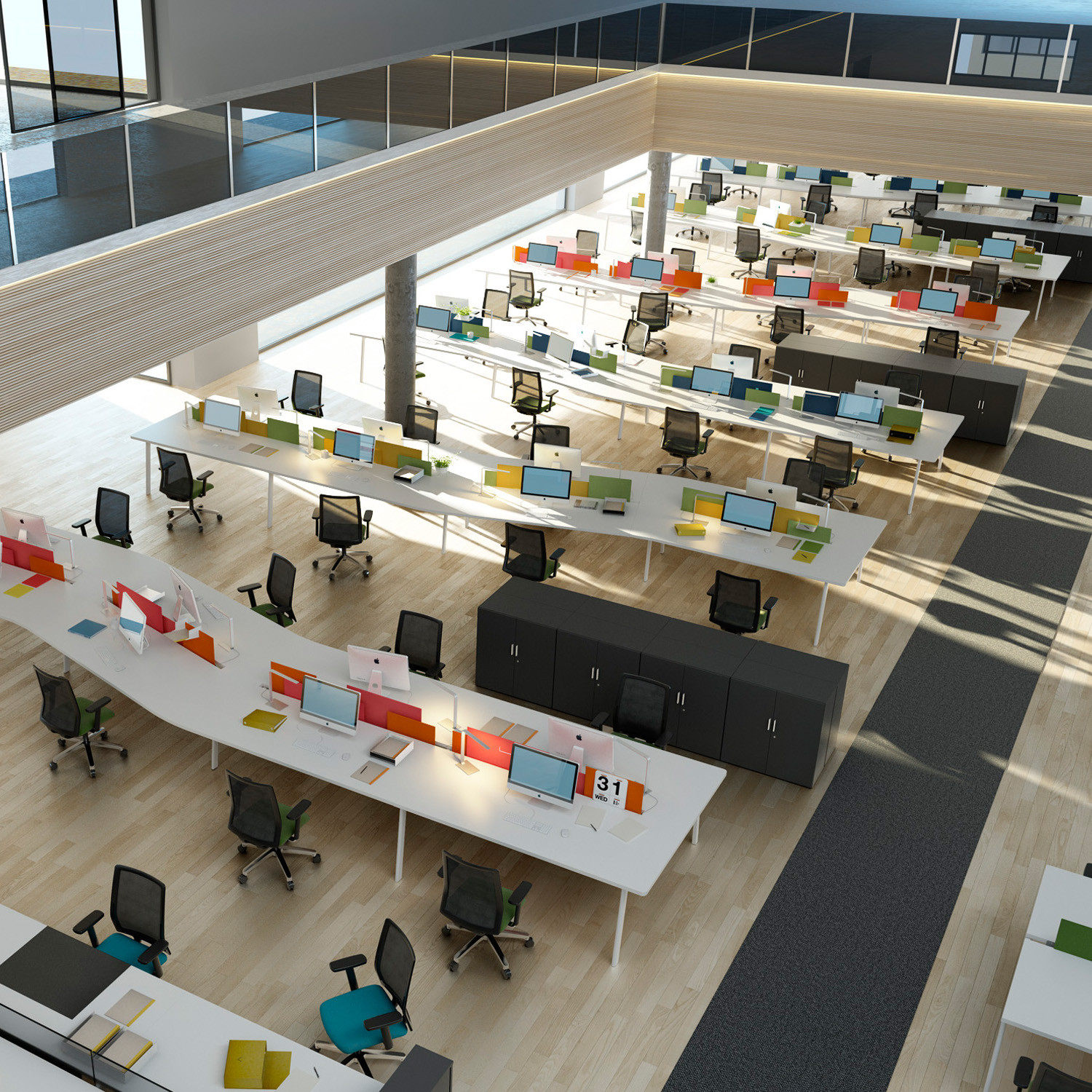 M10 Office Bench Desks - Image 3